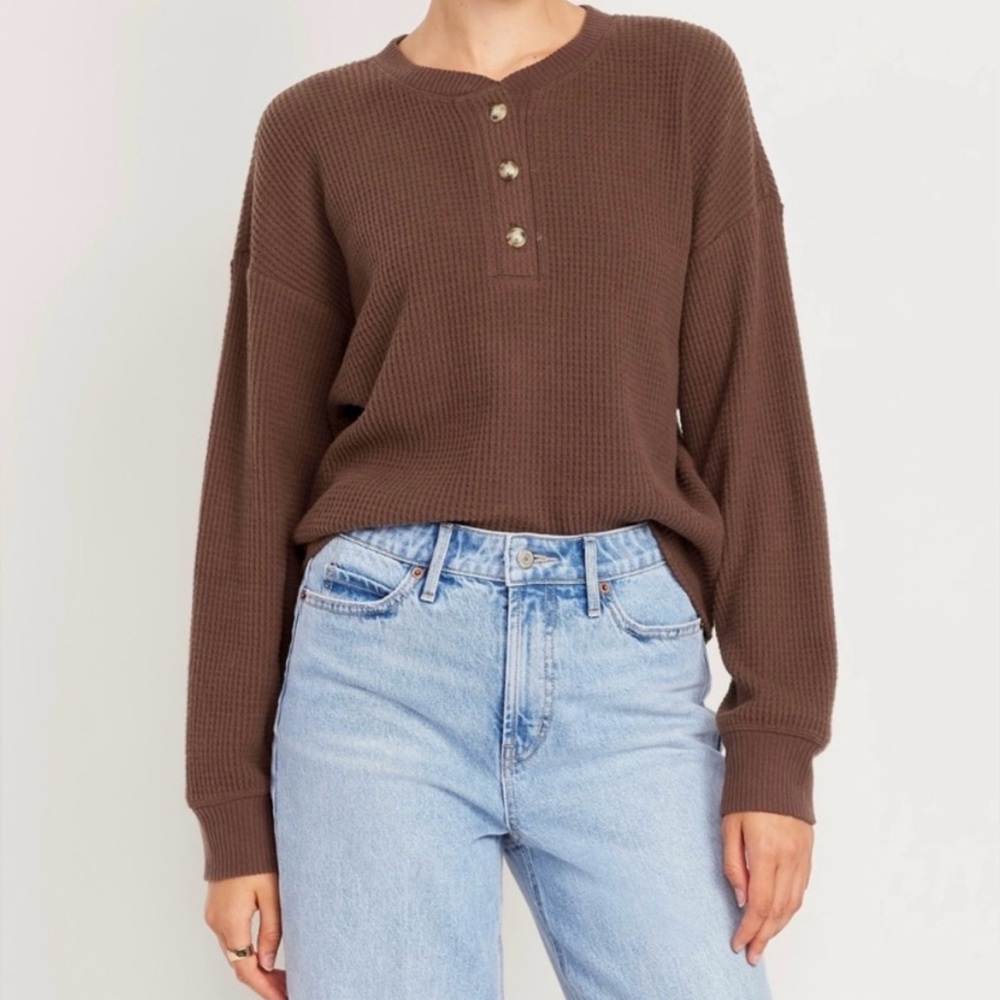 Waffle Knit Top